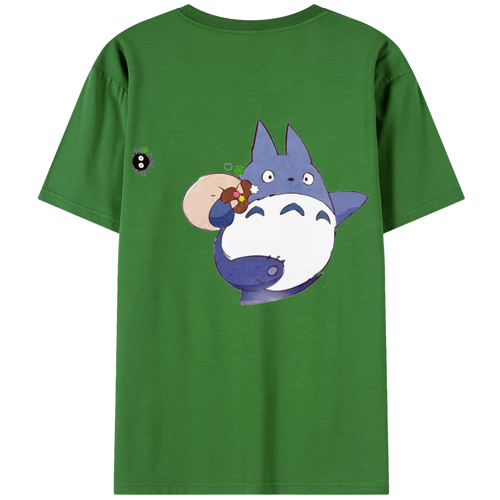 （画像用） となりのトトロ 草壁メイ 草壁サツキ My Neighbor Totoro Satsuki Kusakabe Mei Kusakabe レディース半袖Tシャツ(バックプリント)